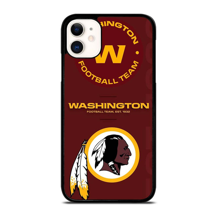 WASHINGTON REDSKINS LOGO FOOTBALL TEAM iPhone 11 Case Cover
