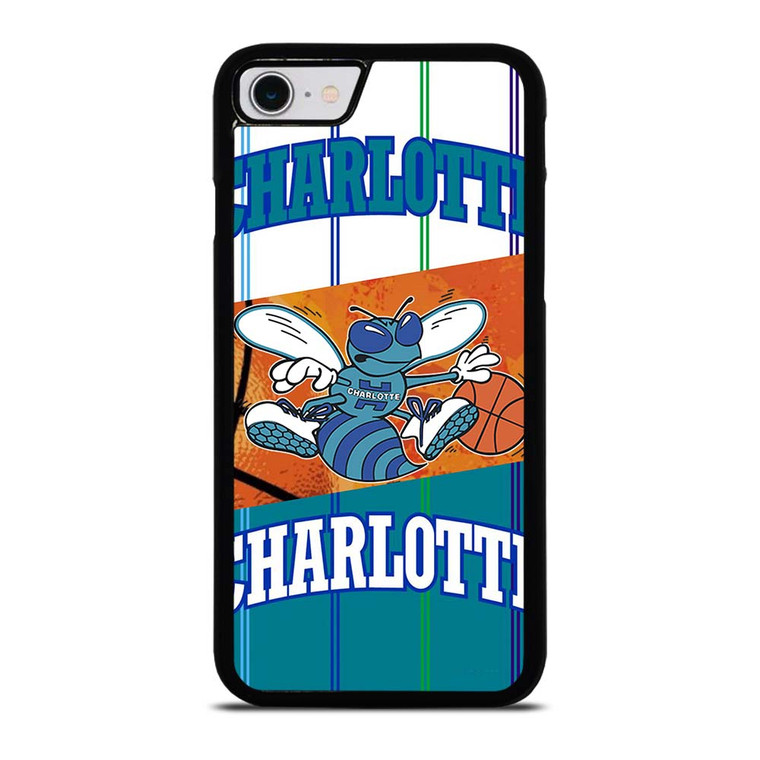 CHARLOTTE HORNETS BASKTEBALL LOGO iPhone SE 2022 Case Cover