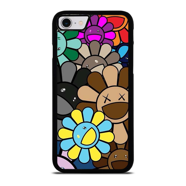 KAWS X TAKASHI MURAKAMI FLOWER iPhone SE 2022 Case Cover