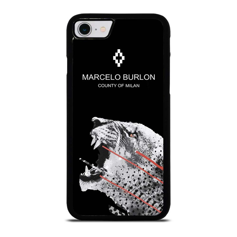 MARCELO BURLON TIGER LOGO iPhone SE 2022 Case Cover