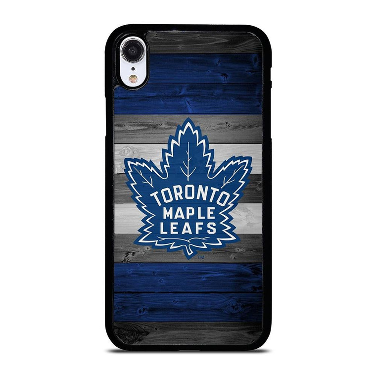 TORONTO MAPLE LEAFS WOODEN LOGO iPhone XR Case Cover
