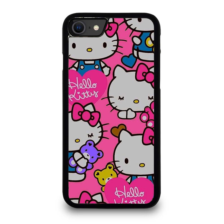 HELLO KITTY CAT PINK iPhone SE 2020 Case Cover