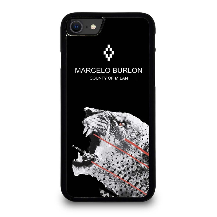 MARCELO BURLON TIGER LOGO iPhone SE 2020 Case Cover