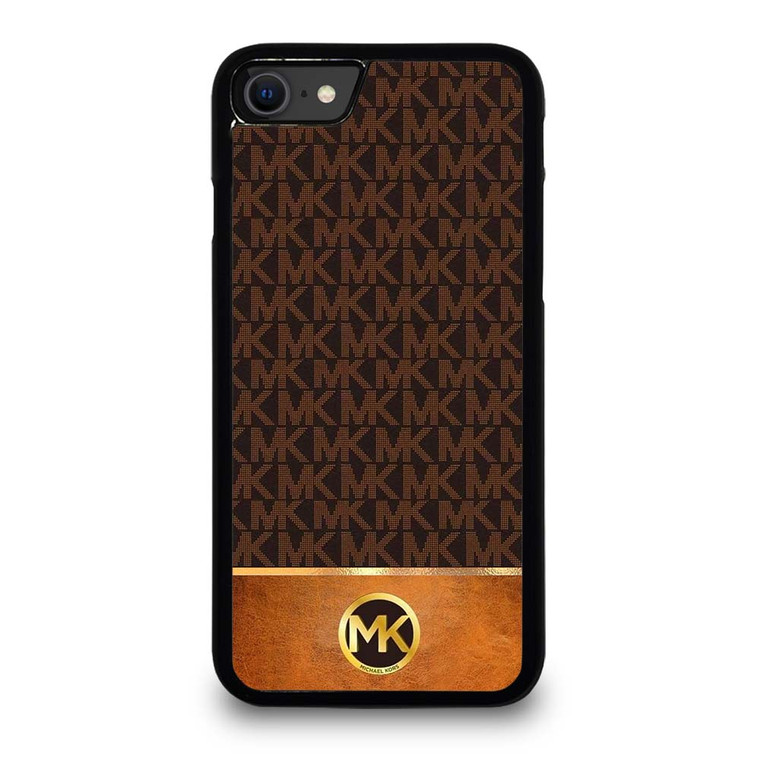 MICHAEL KORS MK LOGO BROWN ICON iPhone SE 2020 Case Cover