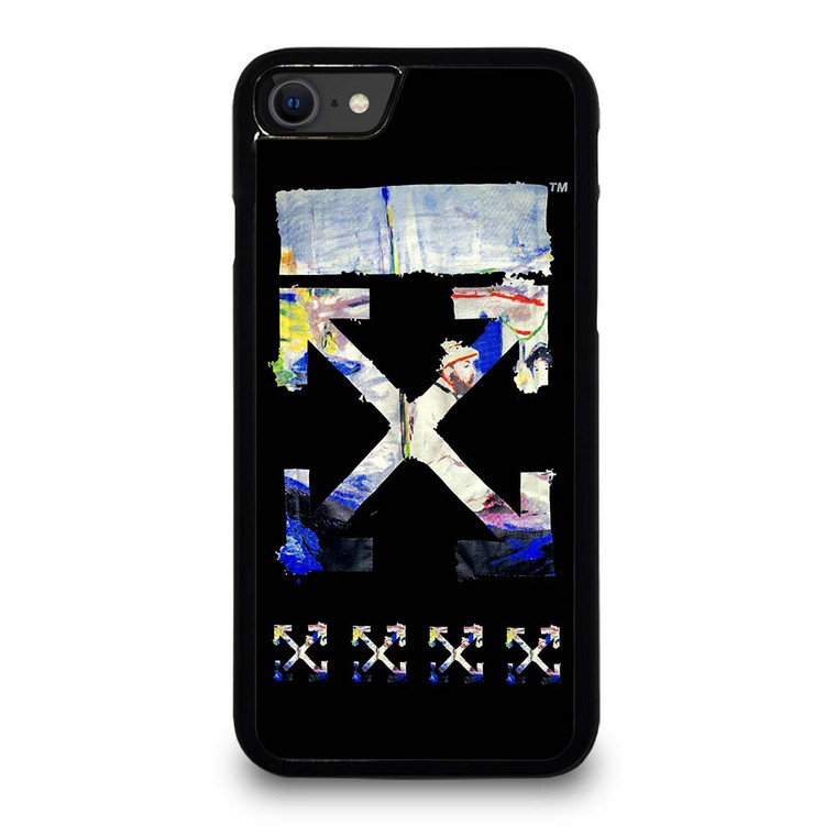OFF WHITE CLOTHING ART LOGO iPhone SE 2020 Case Cover