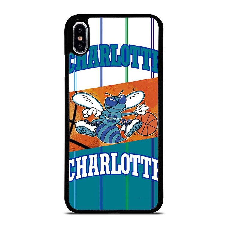 CHARLOTTE HORNETS BASKTEBALL LOGO iPhone XS Max Case Cover