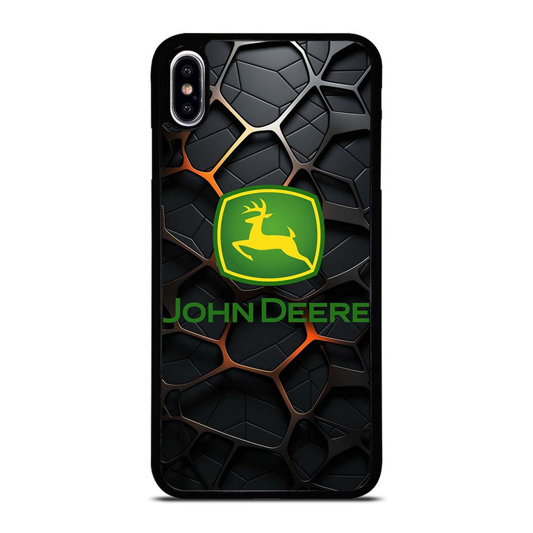 JOHN DEERE TRACTOR LOGO STEEL EMBLEM iPhone XS Max Case Cover