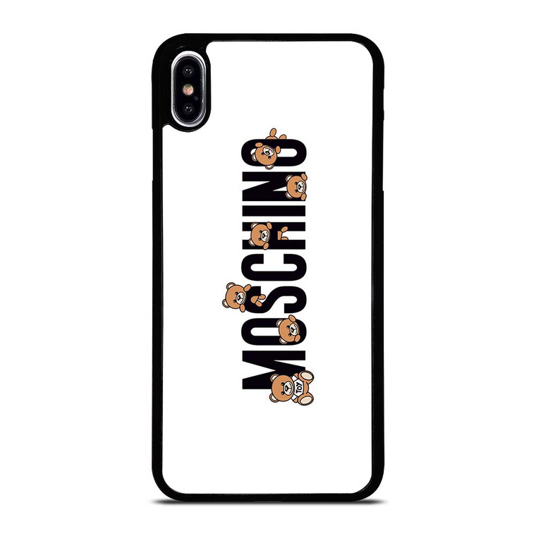 MOSCHINO BEAR LOGO iPhone XS Max Case Cover