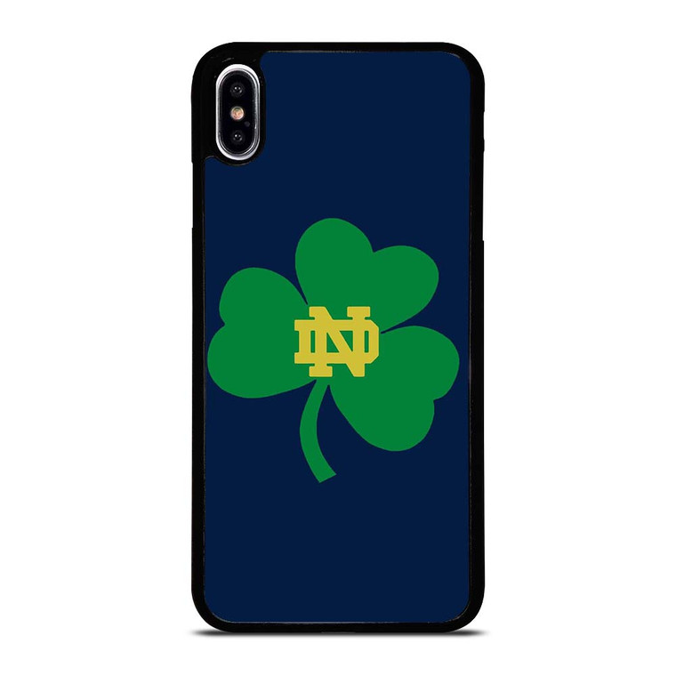 NOTRE DAME FIGHTING IRISH CLOVER LOGO iPhone XS Max Case Cover