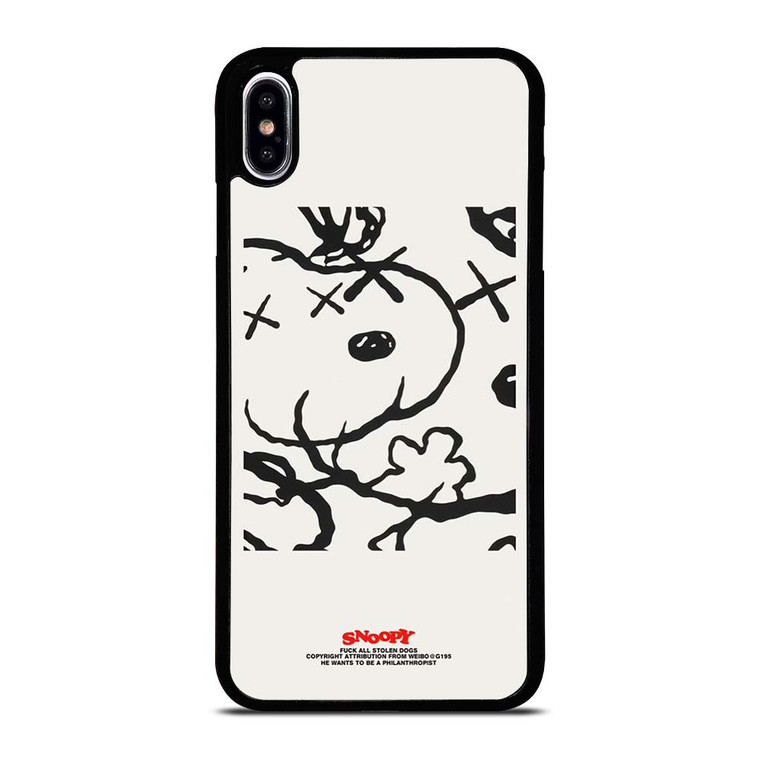 SNOOPY THE PEANUTS STOLEN DOGS iPhone XS Max Case Cover