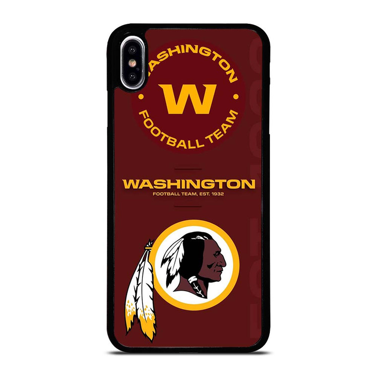 WASHINGTON REDSKINS LOGO FOOTBALL TEAM iPhone XS Max Case Cover