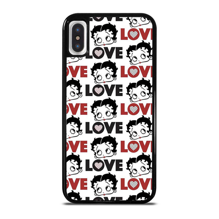 BETTY BOOP LOVE iPhone X / XS Case Cover