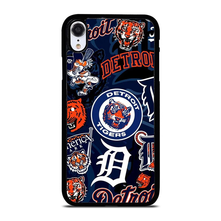 DETROIT TIGERS BASEBALL COLLAGE iPhone XR Case Cover