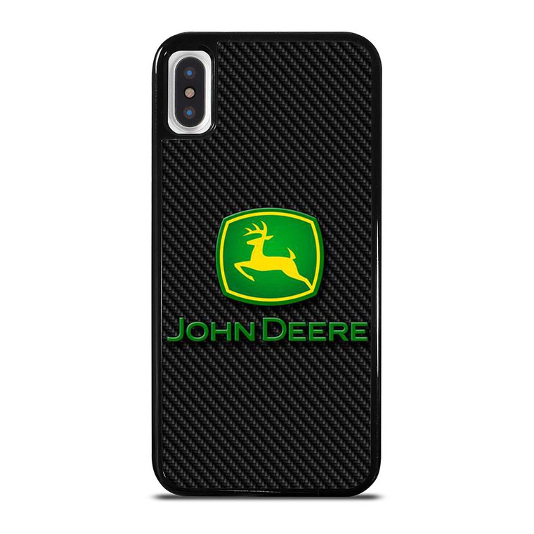JOHN DEERE CARBON LOGO iPhone X / XS Case Cover