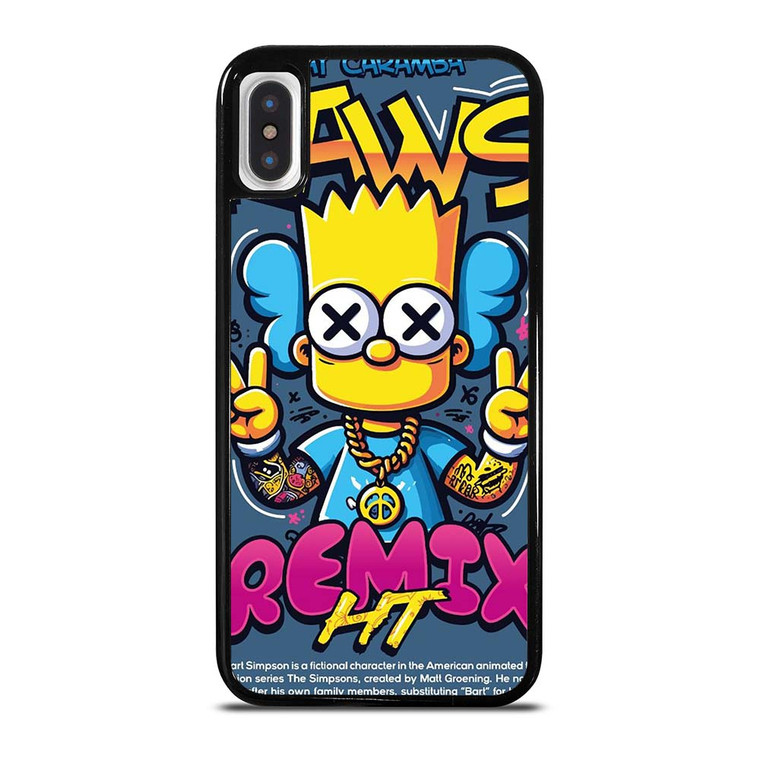 KAWS X BART SIMPSONS iPhone X / XS Case Cover
