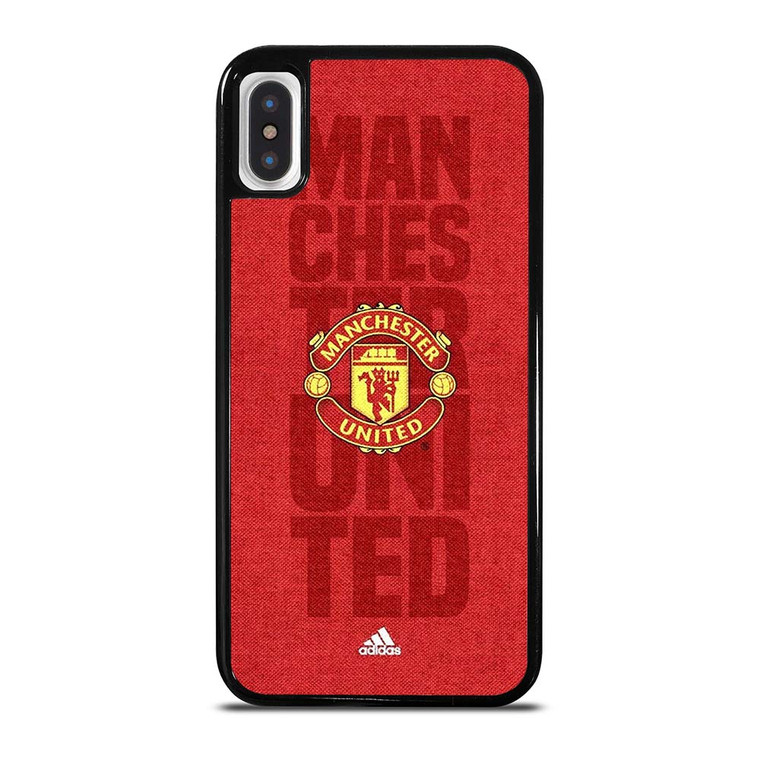 MANCHESTER UNITED FC LOGO ADIDAS iPhone X / XS Case Cover