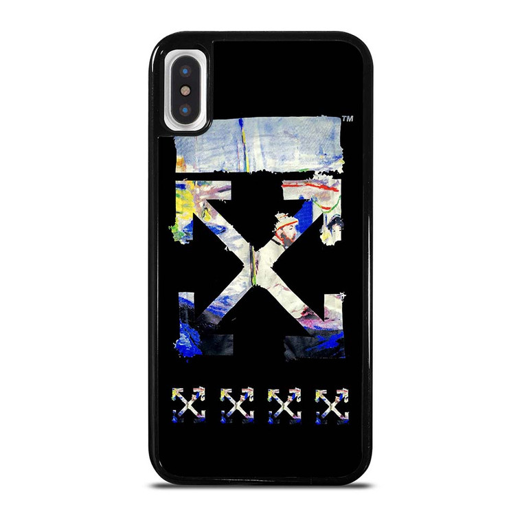 OFF WHITE CLOTHING ART LOGO iPhone X / XS Case Cover