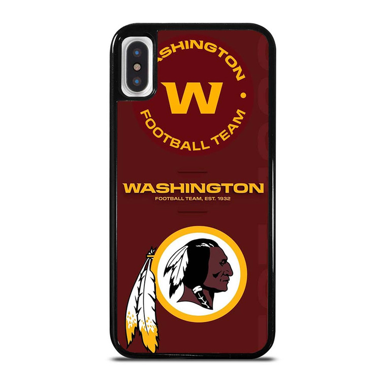 WASHINGTON REDSKINS LOGO FOOTBALL TEAM iPhone X / XS Case Cover