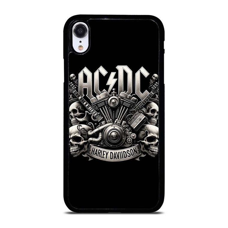 ACDC AC DC HARLEY DAVIDSON LOGO iPhone XR Case Cover