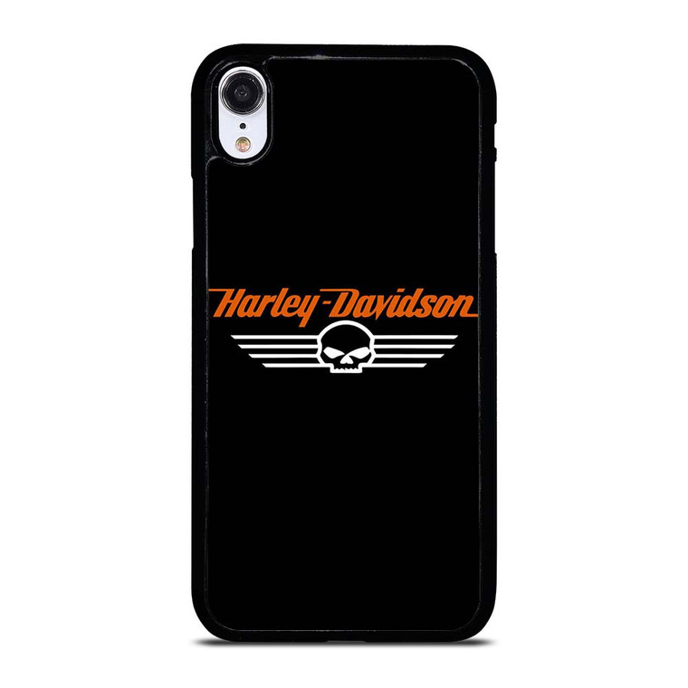 HARLEY DAVIDSON LOGO SKULL iPhone XR Case Cover