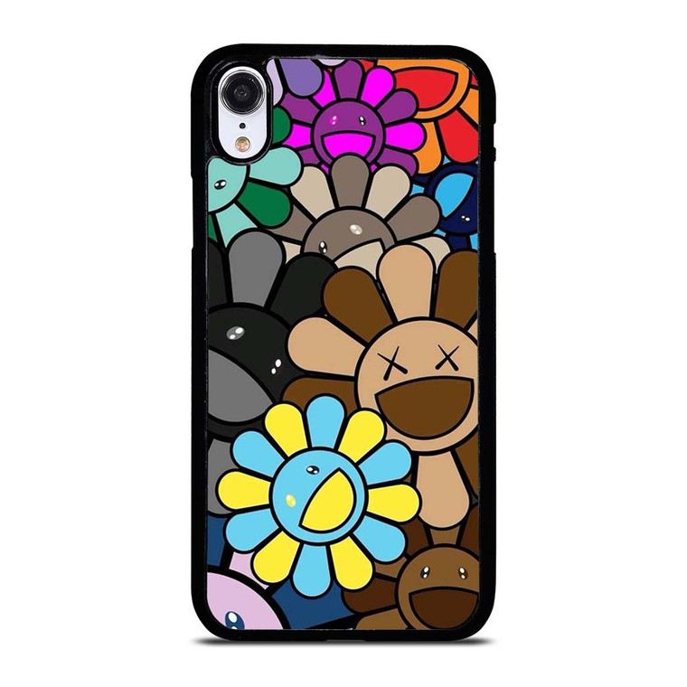 KAWS X TAKASHI MURAKAMI FLOWER iPhone XR Case Cover