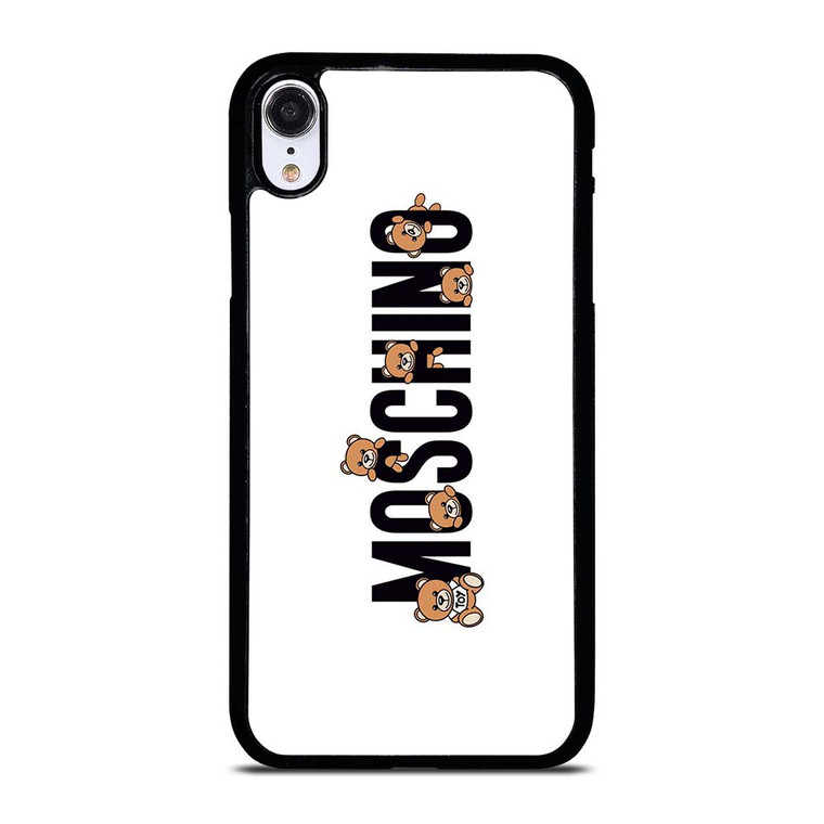 MOSCHINO BEAR LOGO iPhone XR Case Cover