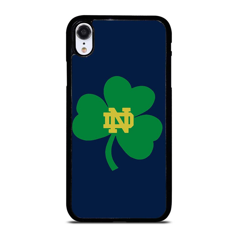 NOTRE DAME FIGHTING IRISH CLOVER LOGO iPhone XR Case Cover
