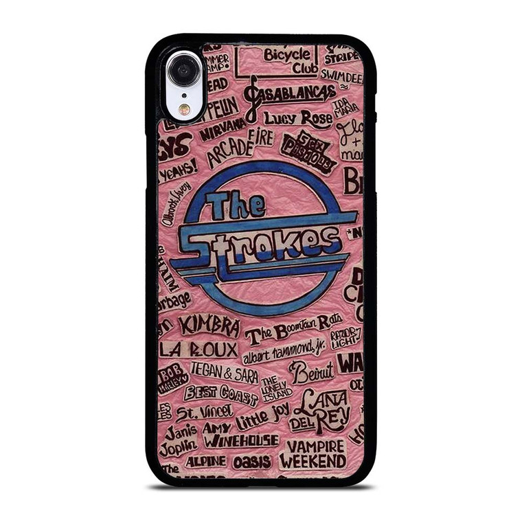 THE STROKES AND FAMOUS BAND LOGO iPhone XR Case Cover