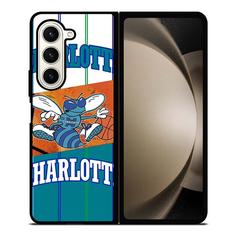 CHARLOTTE HORNETS BASKTEBALL LOGO Samsung Galaxy Z Fold 5 Case Cover