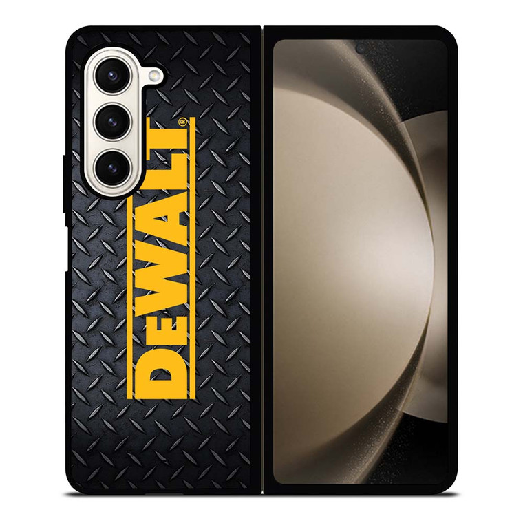 DEWALT TOOLS LOGO METAL Samsung Galaxy Z Fold 5 Case Cover