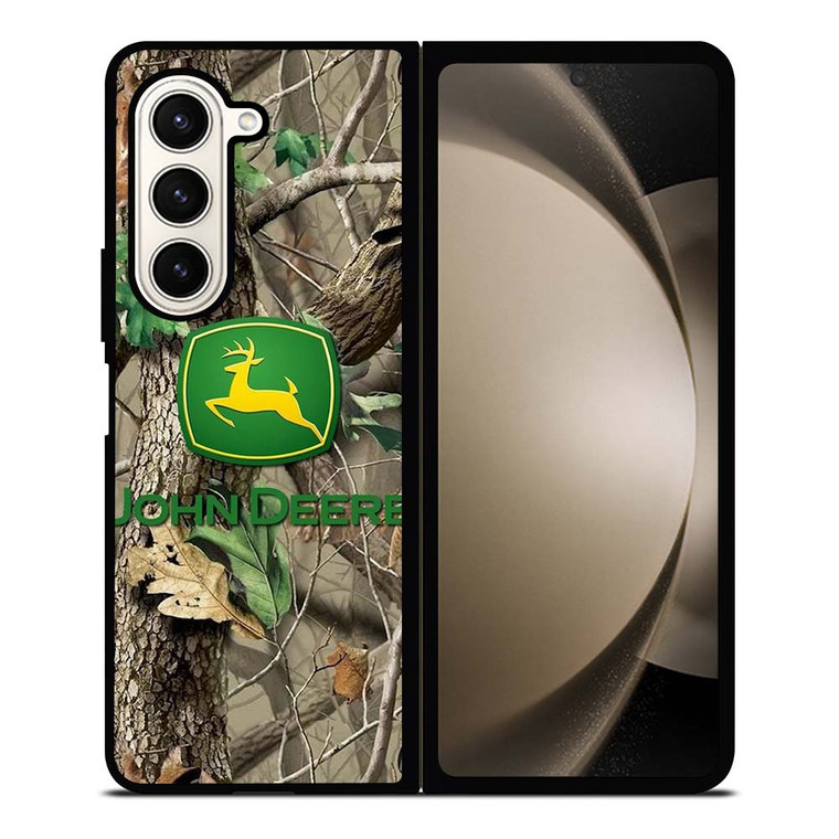 JOHN DEERE TRACTOR LOGO CAMO ICON Samsung Galaxy Z Fold 5 Case Cover