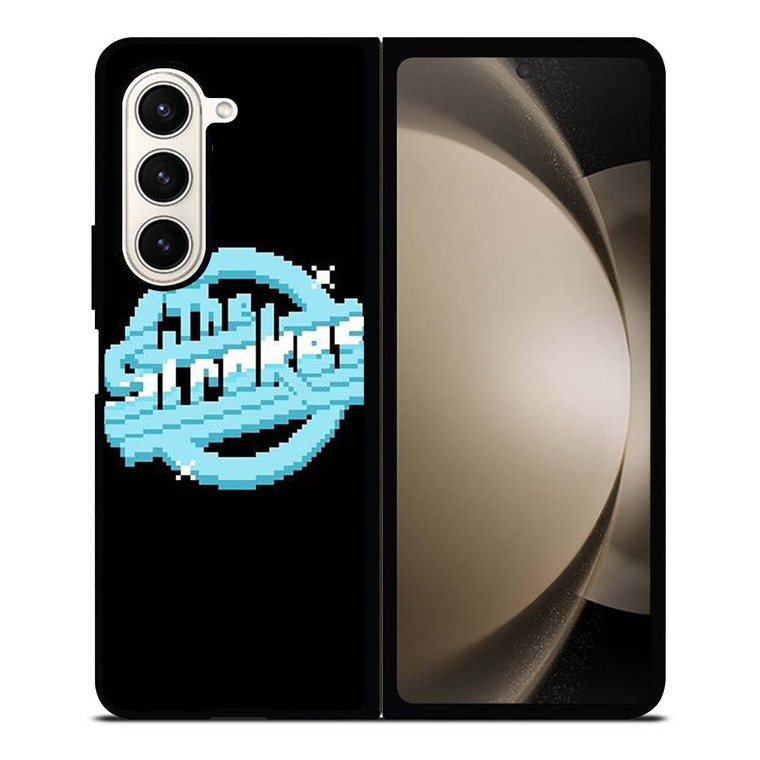 THE STROKES BAND PIXEL LOGO Samsung Galaxy Z Fold 5 Case Cover