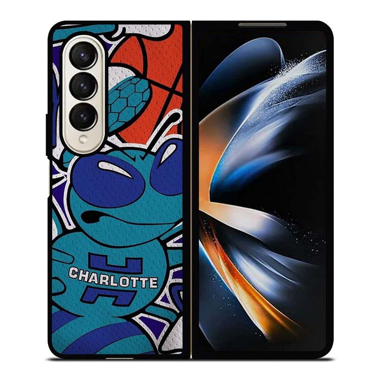 CHARLOTTE HORNETS BASKTEBALL TEAM LOGO Samsung Galaxy Z Fold 4 Case Cover