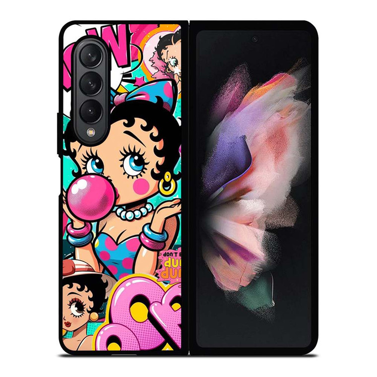 BETTY BOOP DUM DUM Samsung Galaxy Z Fold 3 Case Cover