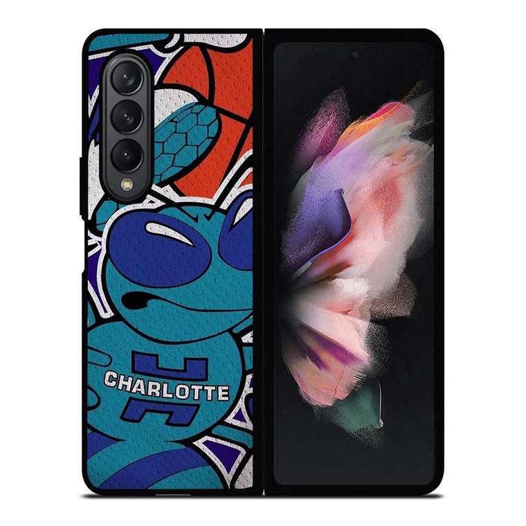 CHARLOTTE HORNETS BASKTEBALL TEAM LOGO Samsung Galaxy Z Fold 3 Case Cover