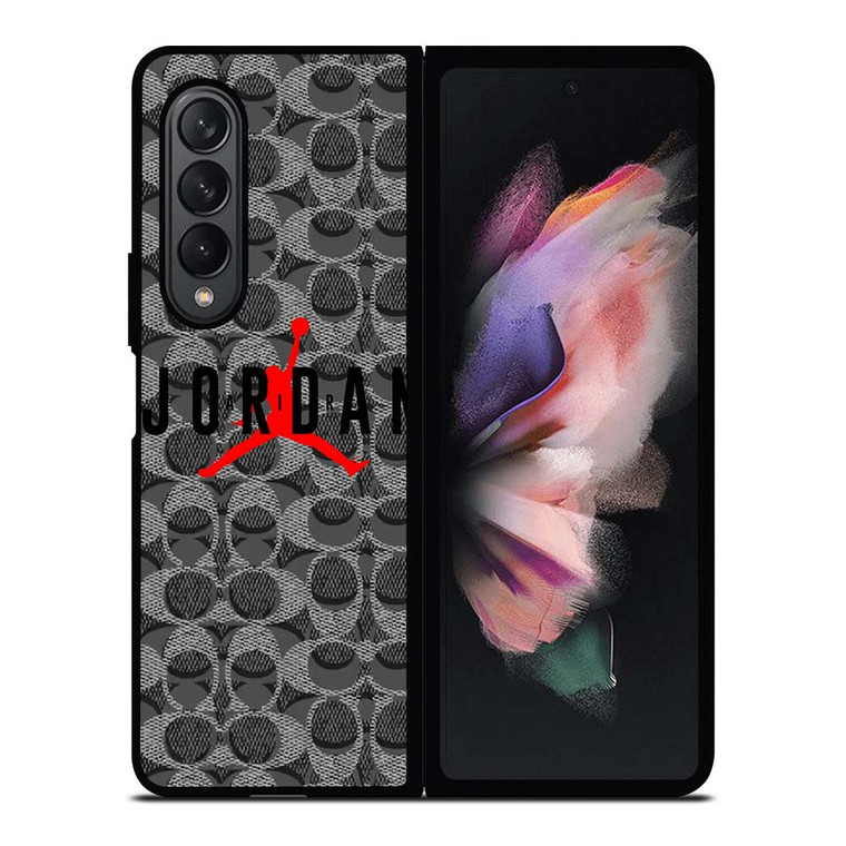 COACH NEW YORK AIR JORDAN BLACK Samsung Galaxy Z Fold 3 Case Cover