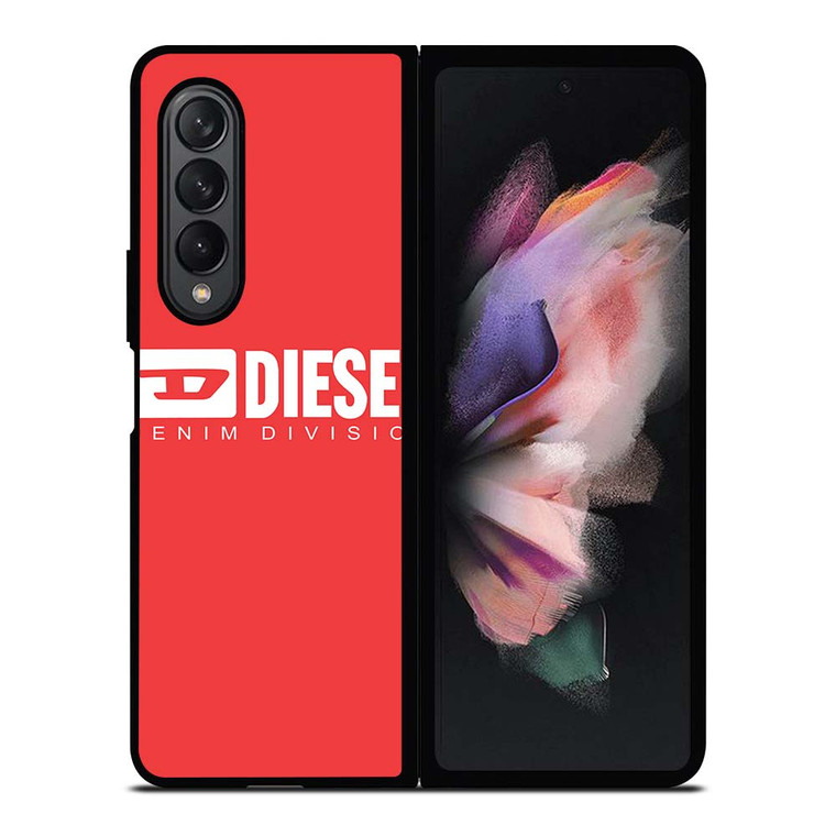 DIESEL LOGO DENIM DIVISION Samsung Galaxy Z Fold 3 Case Cover