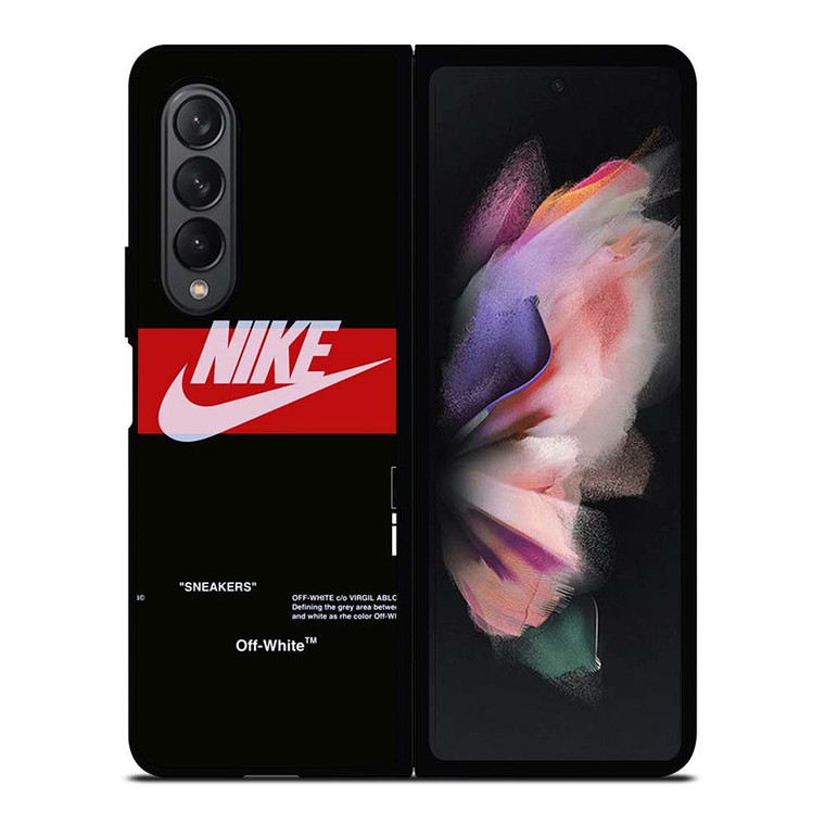 NIKE AIR JORDAN OFF WHITE SNEAKERS Samsung Galaxy Z Fold 3 Case Cover