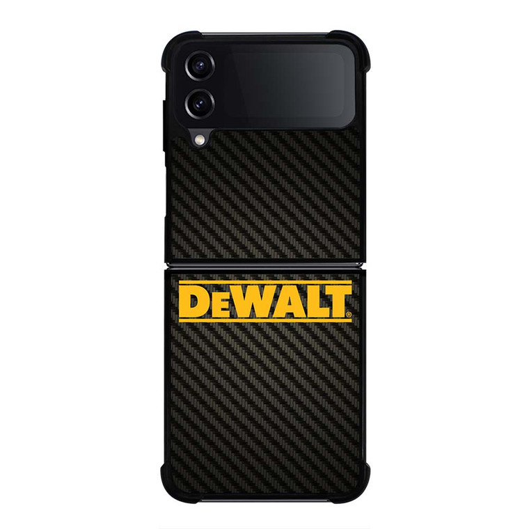 DEWALT TOOLS LOGO CARBON Samsung Galaxy Z Flip 4 Case Cover