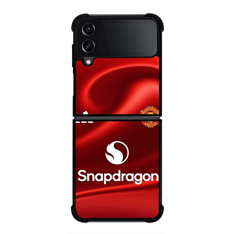 MANCHESTER UNITED SNAP DRAGON LOGO Samsung Galaxy Z Flip 4 Case Cover