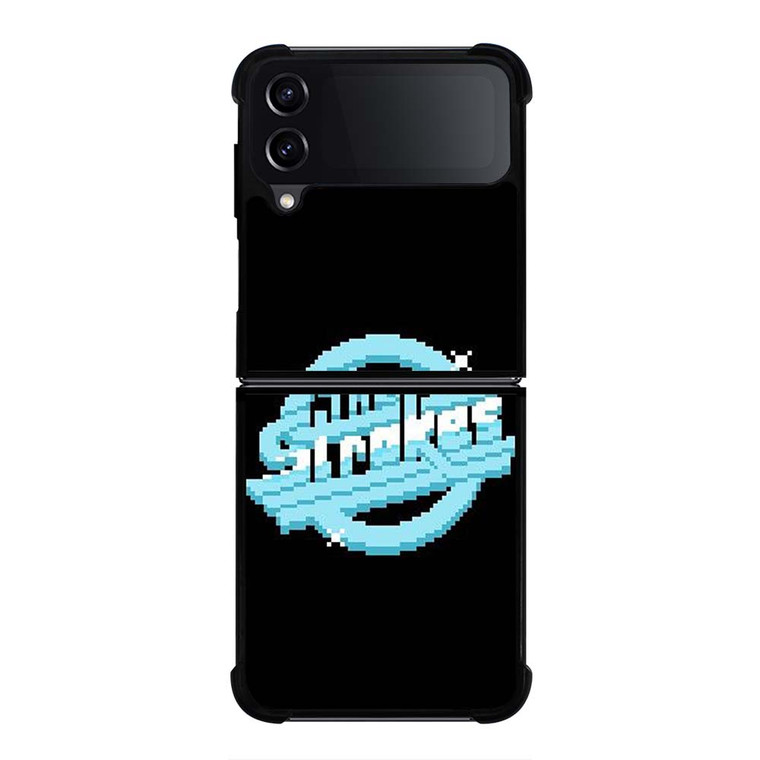 THE STROKES BAND PIXEL LOGO Samsung Galaxy Z Flip 4 Case Cover