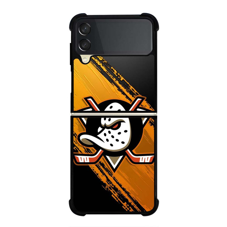ANAHEIM DUCKS HOCKEY TEAM LOGO Samsung Galaxy Z Flip 3 Case Cover