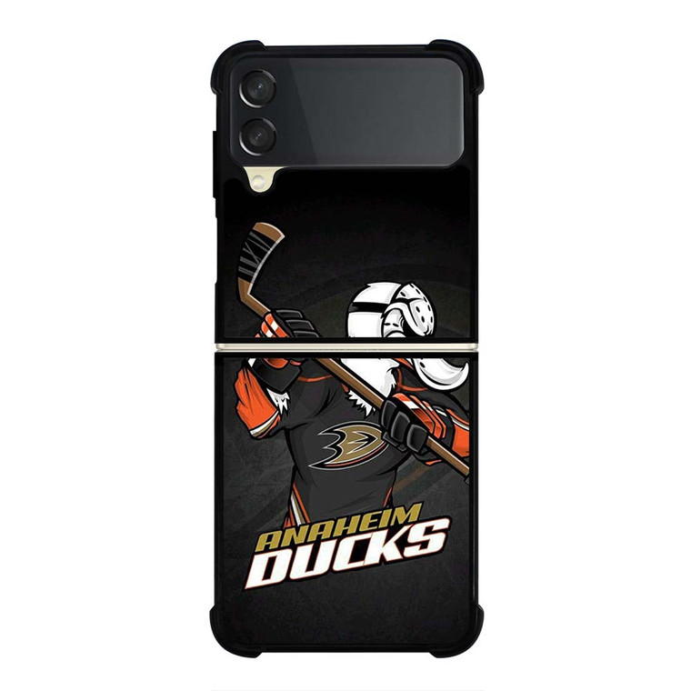 ANAHEIM DUCKS LOGO HOCKEY TEAM Samsung Galaxy Z Flip 3 Case Cover