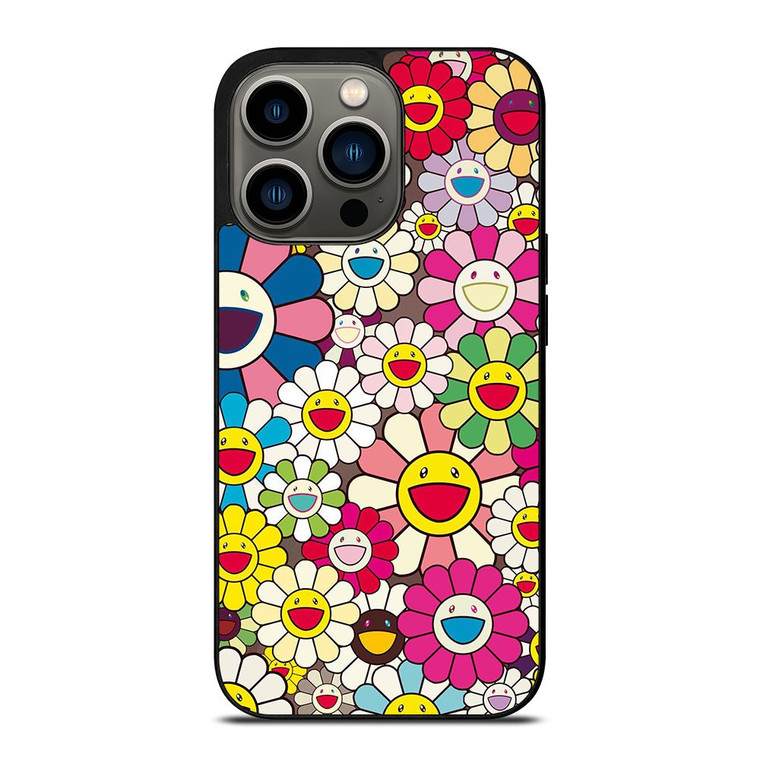 TAKASHI MURAKAMI FLOWERS COLLAGE iPhone 13 Pro Case Cover