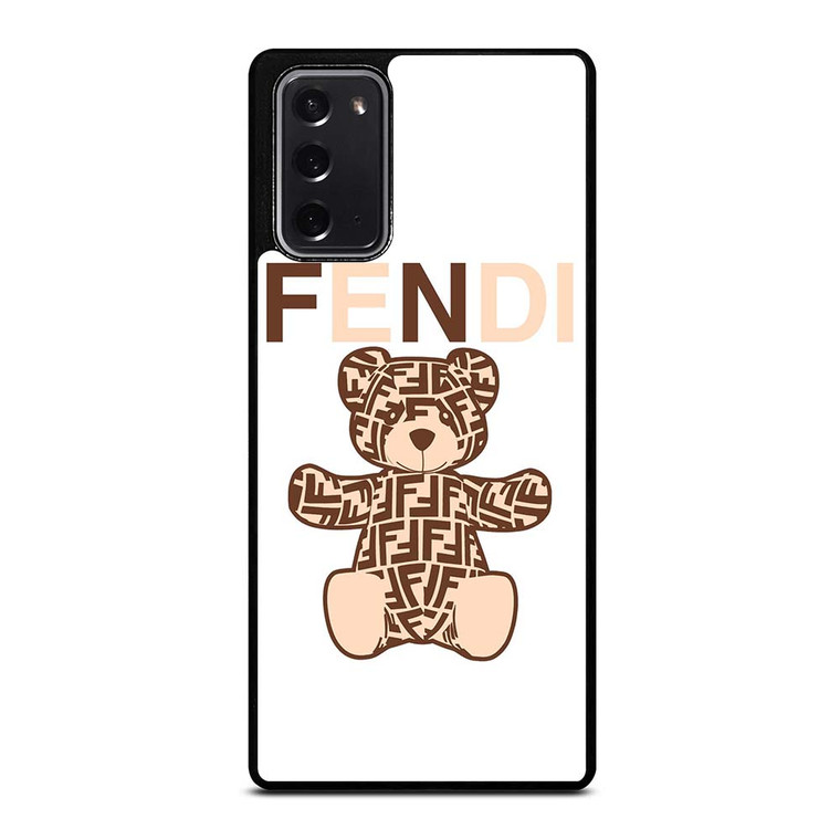 FENDI ROMA BROWN BEAR Samsung Galaxy Note 20 Case Cover