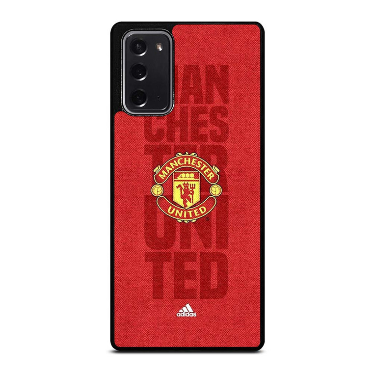 MANCHESTER UNITED FC LOGO ADIDAS Samsung Galaxy Note 20 Case Cover