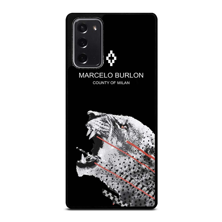MARCELO BURLON TIGER LOGO Samsung Galaxy Note 20 Case Cover MARCELO BURLON TIGER LOGO Samsung Galaxy Note 20 Case Cover