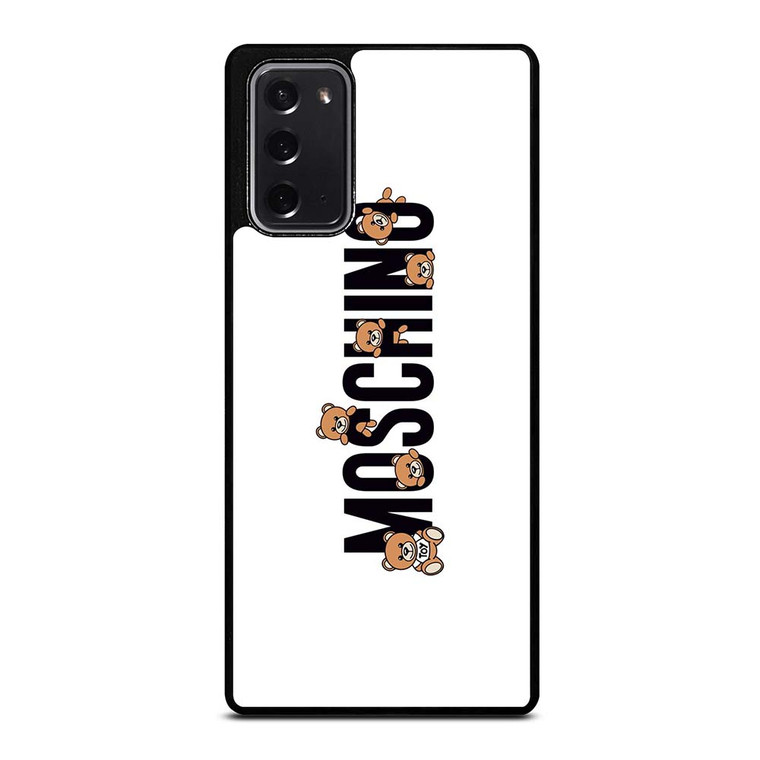 MOSCHINO BEAR LOGO Samsung Galaxy Note 20 Case Cover MOSCHINO BEAR LOGO Samsung Galaxy Note 20 Case Cover