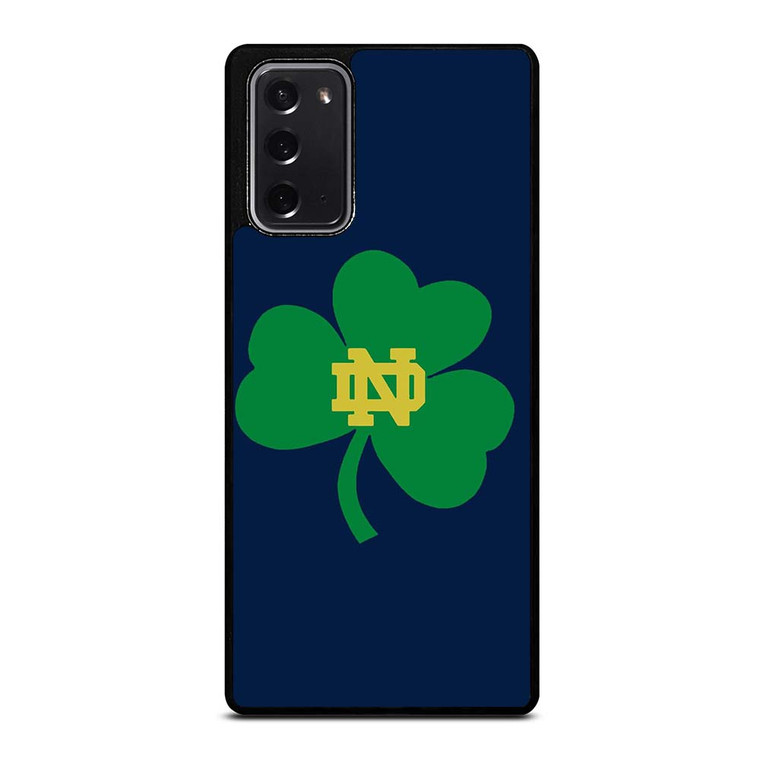 NOTRE DAME FIGHTING IRISH CLOVER LOGO Samsung Galaxy Note 20 Case Cover NOTRE DAME FIGHTING IRISH CLOVER LOGO Samsung Galaxy Note 20 Case Cover