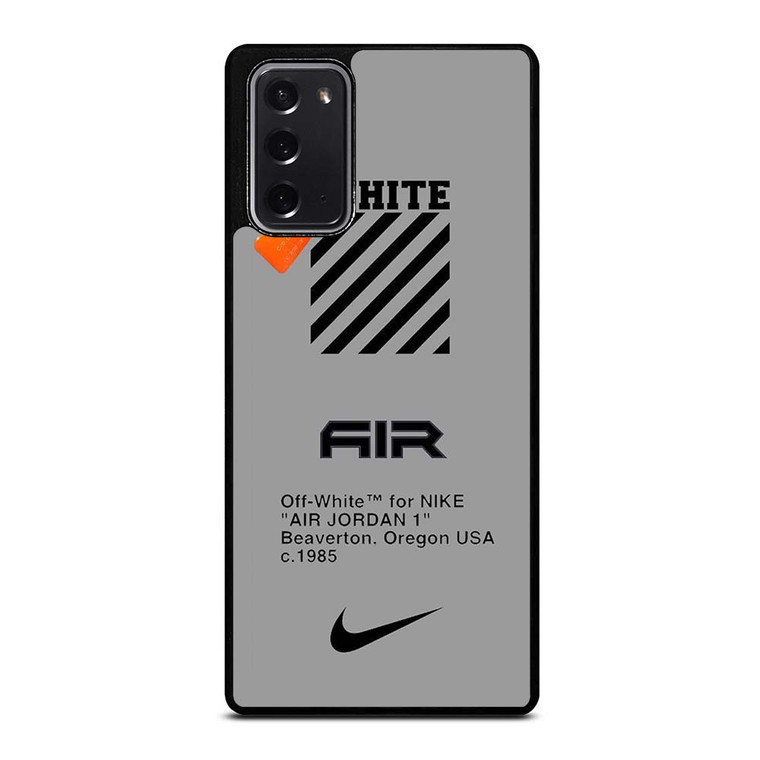 OFF WHITE X AIR JORDAN Samsung Galaxy Note 20 Case Cover
